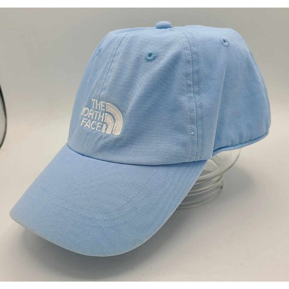 The North Face Blue Adjustable Ball Cap Logo Cotton Hat Since 1968 - Picture 2 of 8